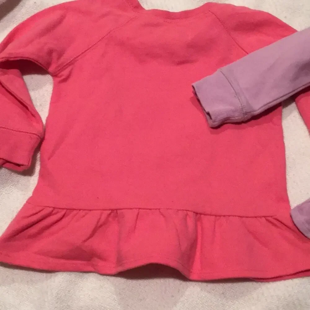 Children’s place ruffled sweatshirts worn once ea